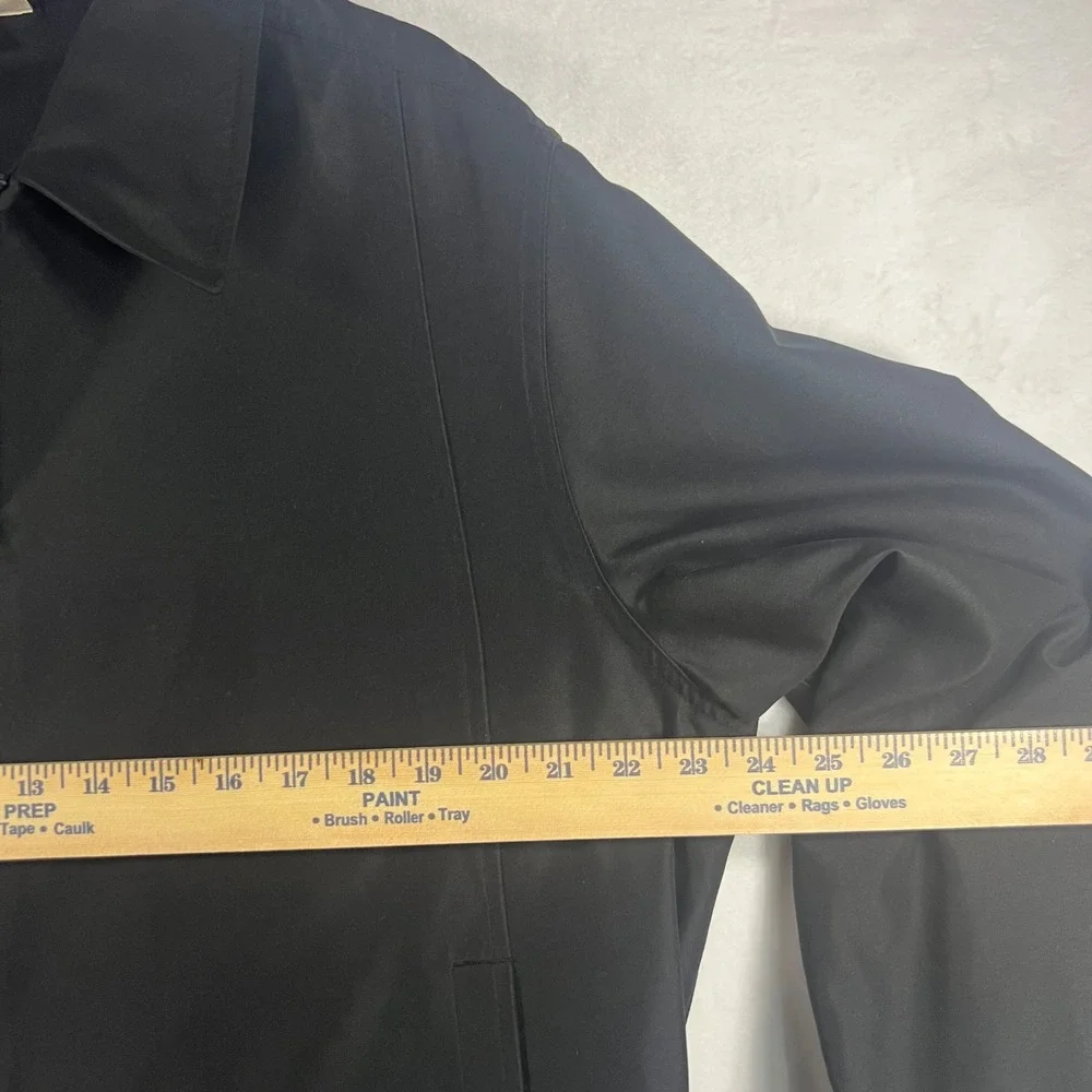 DKNY‎ JEANS Mens Black Zip Up Bomber Detroit Style Jacket Size Large